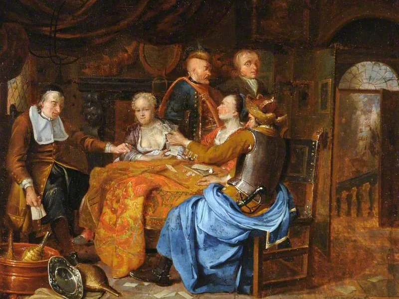 1686-François Xaver Henri Verbeeck - Giocatori di carte